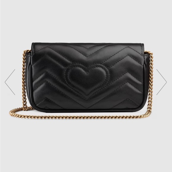 Gucci - GG MARMONT MATELASSÉ LEATHER SUPER MINI BAG - Picture 2 of 4